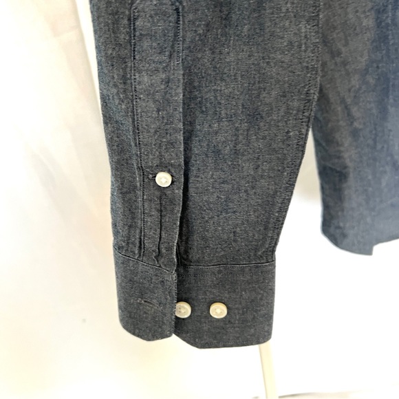 Bonobos Italian Shirting Dress Shirt Size 15 1/2 33 Tailored Slim Fit Chambray - Picture 5 of 5